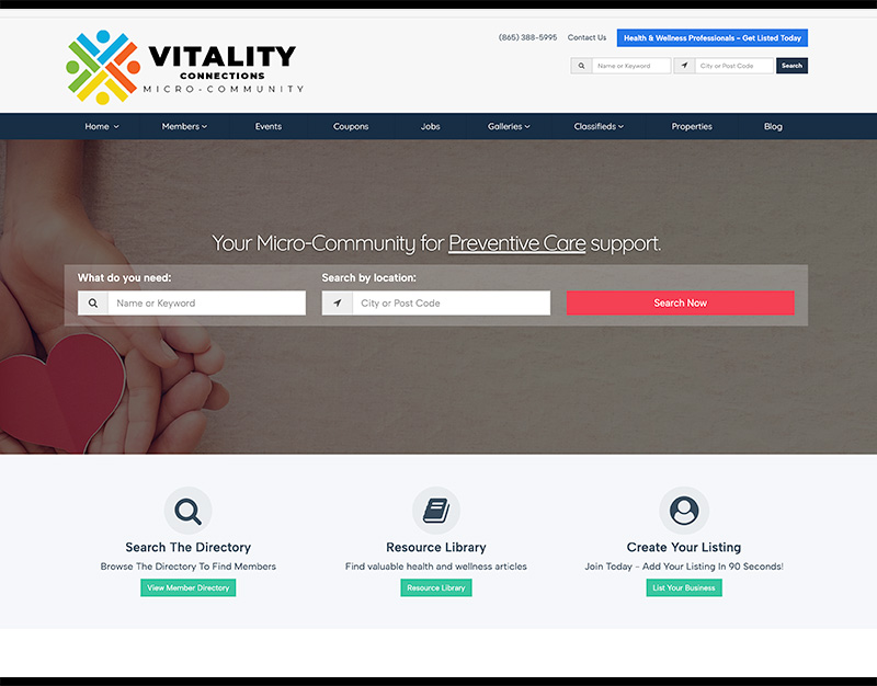 VitalityConnections micro-community